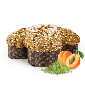 Colomba artigianale piuma selection - albicocca e the matcha (senza lattosio)