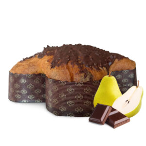 Colomba artigianale piuma selection - pera e gianduia fondente (senza lattosio)